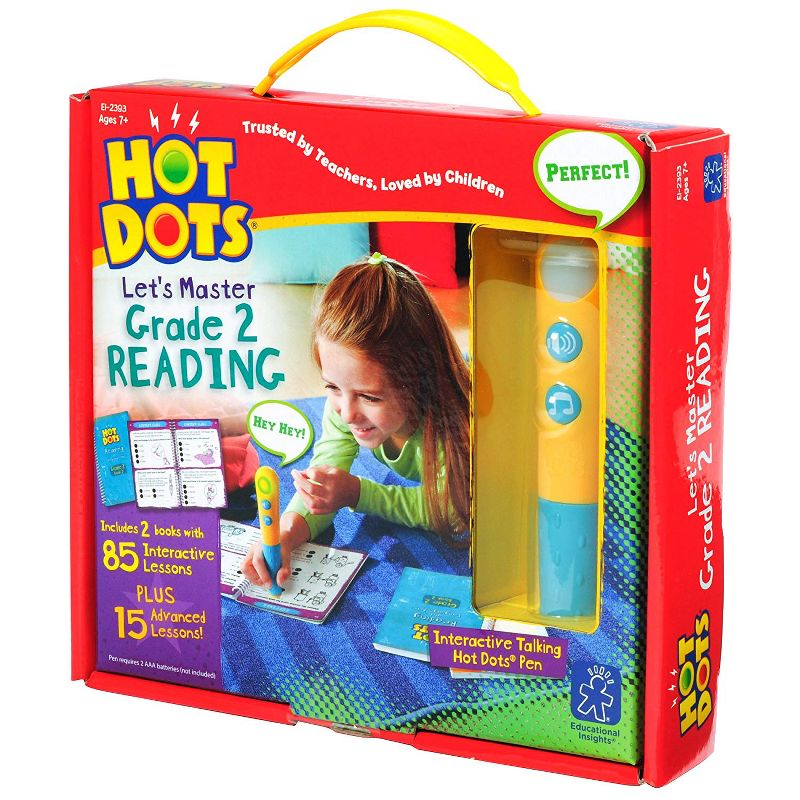 Educational Insights Hot Dots Jr. Let's Master Grade 2 Reading Set with Interactive Hot Dots Pen, 6 of 7