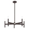Livex Lighting Copenhagen 5 - Light Chandelier in  Bronze - 3 of 4