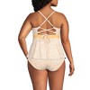 Lands' End Women's Lace-up Flutter Tankini Swimsuit Top - 2 of 4