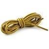 Elerevyo Round Rope Dual Colored Striped 0.2" Thick Boot Sneakers Shoelace 3 Pairs - 2 of 4