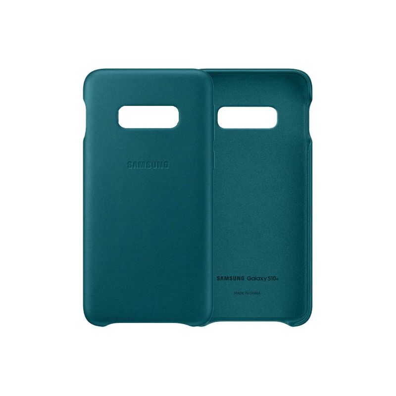 Original Samsung Leather Protective Case for Galaxy S10e - Green, 1 of 3