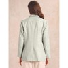 Allegra K Women's Single Button Long Sleeve Lapel Collar Blazer - 3 of 4