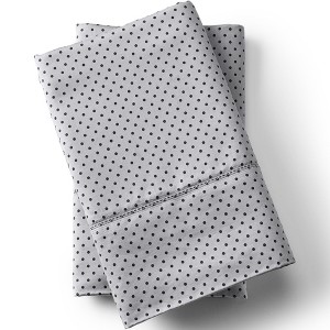 Lands' End 700 Thread Count Luxe Sateen Cotton No Iron Pillowcases - 1 of 3