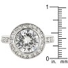Slickblue Contemporary Gatsby 5.5 Ct. Engagement Ring for Women - Clear Cubic Zirconia Center Stone, Size 5-10 - 3 of 4