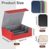 Unique Bargains Leather Magnetic Closure Trading Card Storage Box with 10 Pcs Dividers - 2 of 4