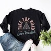 Simply Sage Market Women's Graphic Sweatshirt Road Less Traveled Road - 3 of 4