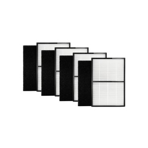 Nispira Type A2 Size True HEPA Replacement Filter For Filtrete Room Air Purifier FAP-C02-A2, FAP-C03-A2, FAP-T03-A2, Part 1150101, 4 Packs - 1 of 4
