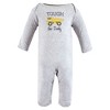 Hudson Baby Infant Boys Cotton Coveralls, Construction - 3 of 4