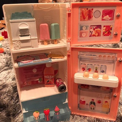 REAL LITTLES Desktop Caddies - Mini Fridge with 20+ Real Working Stationery  Surprises Inside! Small