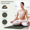 Gulches Yoga mat, 1/2 inch ultra-thick high-density practice mat with straps, suitable for all kinds of yoga practice, a variety of colors - 4 of 4