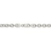 Black Bow Jewelry 6.25mm, Sterling Silver Fancy Solid Rolo Chain Necklace - 4 of 4