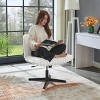 Roundhill Blynn Adjustable Swivel Criss Cross Chair, Wide Seat Office Chair Vanity Chair - 2 of 4