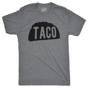Mens Taco T Shirt Funny Taco Tuesday Tee For Guys - Crazy Dog Men's T Shirt - 1 of 4
