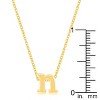 Slickblue Stylish Custom Initial Necklace for Women, 18" Link Chain+2" Ext., Rose Gold/Gold/Silver Options, b-z Options - 3 of 3