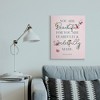 Stupell Industries Wonderfully Made Psalm Floral Pink Canvas Art - 3 of 4