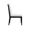 Meridian Furniture,Gwendolyn Vegan Leather Dining Side Chair, Set of 2 - 4 of 4
