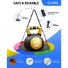 Mastgoal Sturdy & Comfortable 43 Inch Saucer Tree Swing Flying Indoor Outdoor Play Set Swing for Kids - 3 of 4