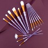 Royal & Langnickel Crafter's Choice Synthetic White Taklon Paint Brushes, 15pc - 4 of 4