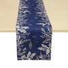 Unique Bargains Christmas Table Runner Branch Border Linen 72"x13" 1 Pc - 4 of 4