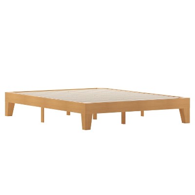Amalia Solid Wooden Platform Bed with Wooden Support Slats - Taylor & Logan