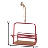 Sullivans Ski Lift Ornament 3.5"H Red - 4 of 4