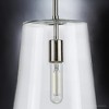 Urban Ambiance Luxury Colonial Pendant Light,  11.375"H x 9"W,  Polished Nickel Finish, UHP3090 - 4 of 4