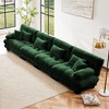 TiramisuBest 4-Seater Modular Sectional Sofa, Deep Seat Chenille Upholstered Couch for Living Room, Apartment, Studio, Office, White - 2 of 4