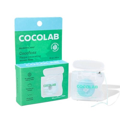 Cocofloss Woven Dental Floss Refills - Dentist-Designed Textured Floss With Coconut Oil, 3 Spools