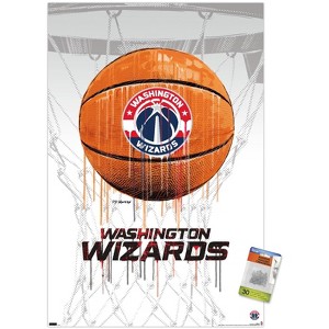 Trends International NBA Washington Wizards - Drip Basketball 21 Unframed Wall Poster Prints - 1 of 4
