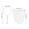 Unique Bargains Stainless Steel Reinforced Frame Sturdy Handle Nylon Mesh Strainer Bag 2 Sets - 2 of 4