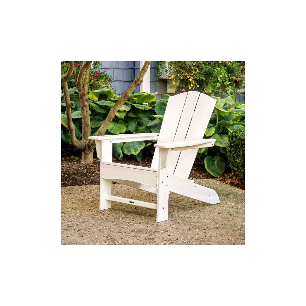 Shawboro POLYWOOD Adirondack Chair – White – Threshold  – Patio​