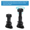 Unique Bargains Plastic Non-Skid Adjustable Thick Furniture Leveling Feet for Chairs 8 Pcs - 4 of 4