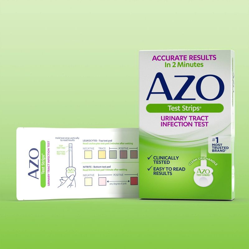 AZO Urinary Tract Infection Test Strips, UTI Test Results in 2 Minutes - 3ct, 3 of 9