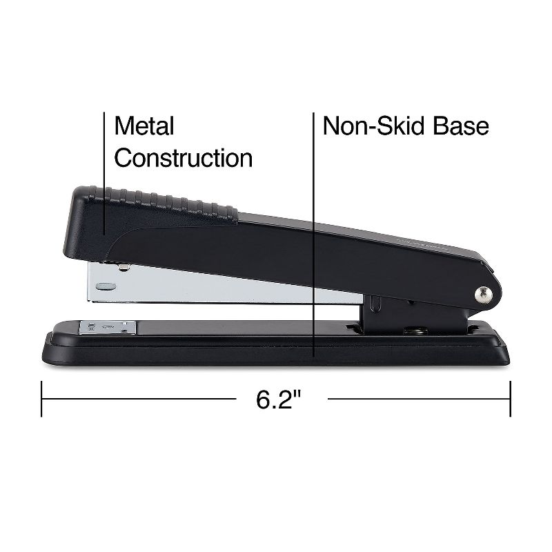 Staples Desktop Stapler Full-Strip Capacity Black (24547-CC) 814977, 3 of 7
