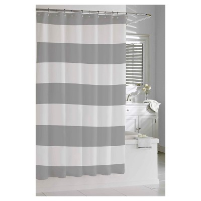 black white grey shower curtain
