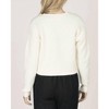 Women's Long Sleeve Waffle Knit Button-up Cardigan - M.RENA - 3 of 3