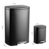 happimess Connor Rectangular 13-Gallon Trash Can with Soft-Close Lid and FREE Mini Trash Can - 4 of 4