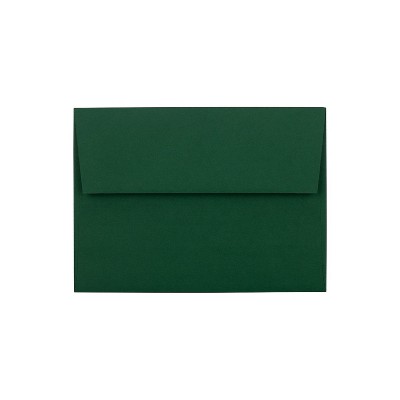 JAM Paper A6 Invitation Envelopes 4.75 x 6.5 Dark Green 3157346I