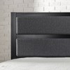 Jessica Upholstered Metal Headboard Gray - Zinus - 3 of 4
