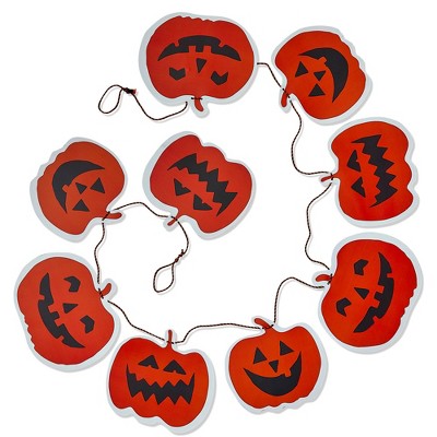 tagltd Paper Jack O Lanterns Pumpkins Halloween Garland
