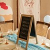 Vintiquewise Wooden A-Frame Chalkboard Sign Double-Sided Menu Board Easel for Restaurant, Cafe, Bar, Bakery, Wedding, Party, Home Display - 2 of 4
