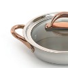 BergHOFF Ouro Gold 18/10 Stainless Steel 9.5" Deep Skillet with Glass Lid 3.1Qt. - 2 of 4