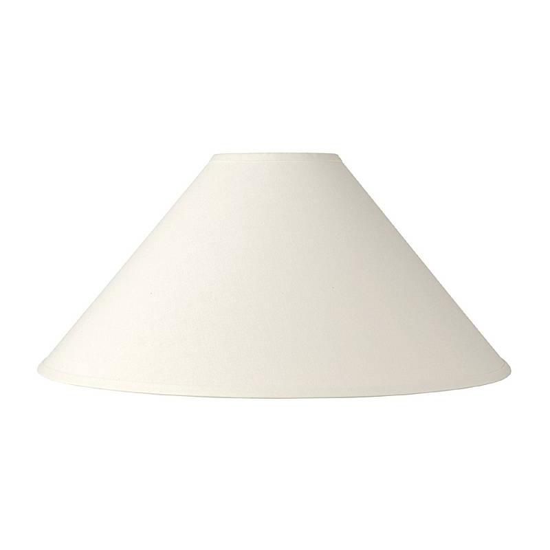 Springcrest Empire Lamp Shade Ivory Linen Chimney Large 6" Top x 23" Bottom x 13.5" High Spider Replacement Harp and Finial Fitting, 1 of 6