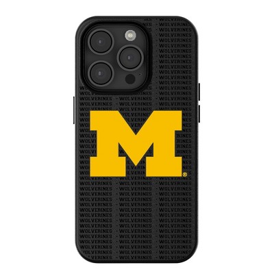 Keyscaper NCAA Text Backdrop MagSafe Compatible Cell Phone Case for iPhone 16 Plus