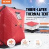 VEVOR Portable Ice Shelter, 3-4 Person Insulated Pop-Up Ice Fishing Tent, 35 Square Feet Fishable Area, Thermal Ice Shanty for Winter Fishing - 3 of 4