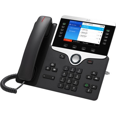 Cisco 8861 IP Phone - Wall Mountable, Desktop - VoIP - Caller ID - SpeakerphoneEnhanced User Connect License, Unified Communications Manager Express