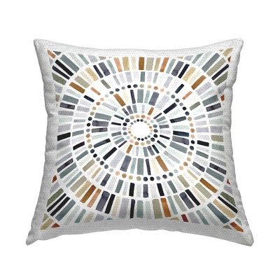 Stupell Industries Abstract Geometric Mosaic Pattern, 18 x 18
