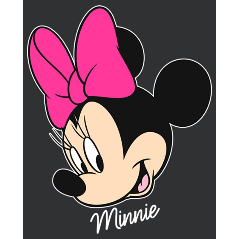 Women's Mickey & Friends Minnie Mouse Portrait Racerback Tank Top, 2 of 5