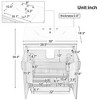 MAYEERTY 30" Bathroom Vanity with Sink Multi-functional Cabinet Doors Drawer MDF Natural - 4 of 4