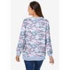 Woman Within Printed Sweatshirt - 3 of 4